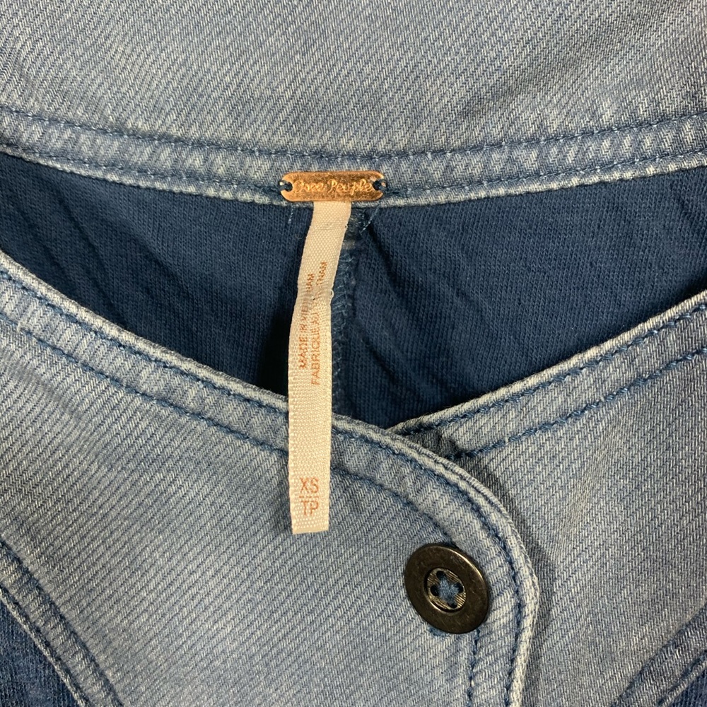 Free People Hippie Professional blue jean blue - Picture 3 of 4